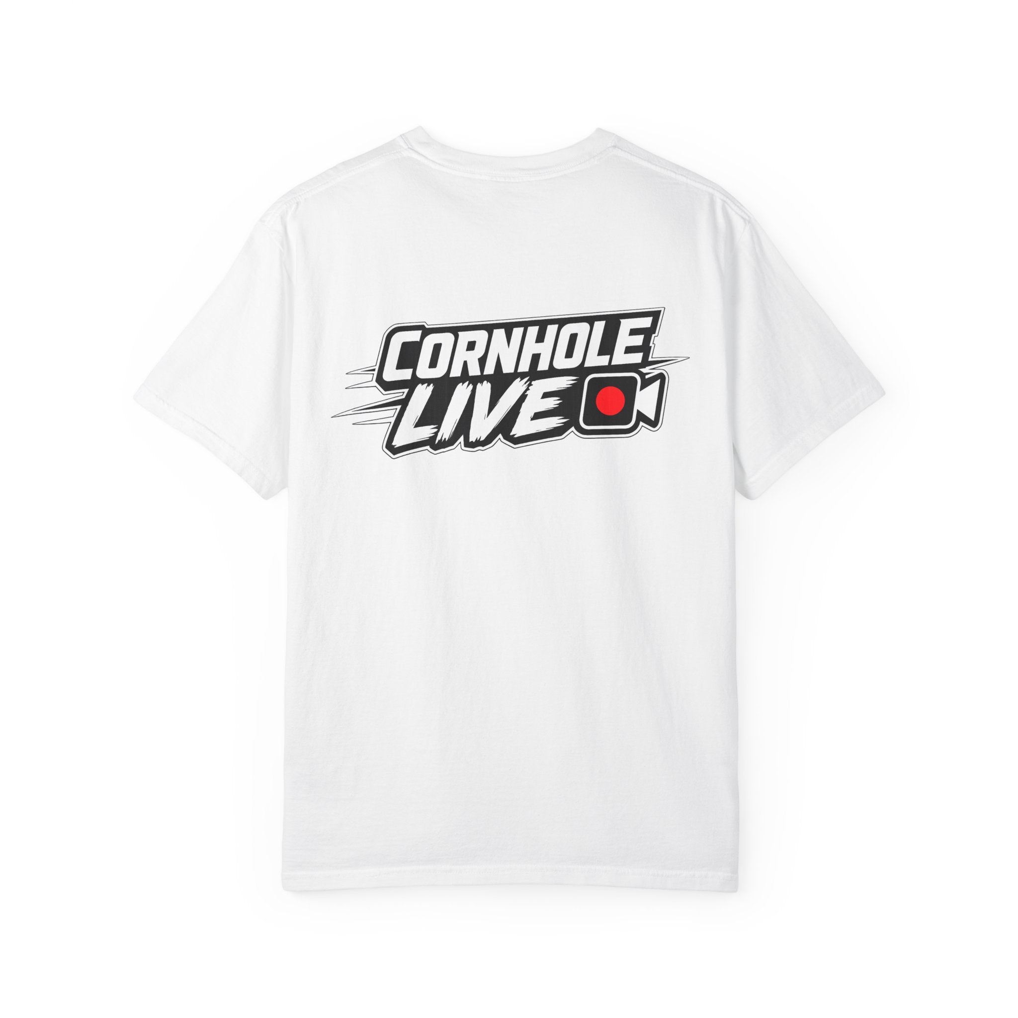 Cornhole Live T-Shirt — Cornhole Live Logo Tee (Front & Back)