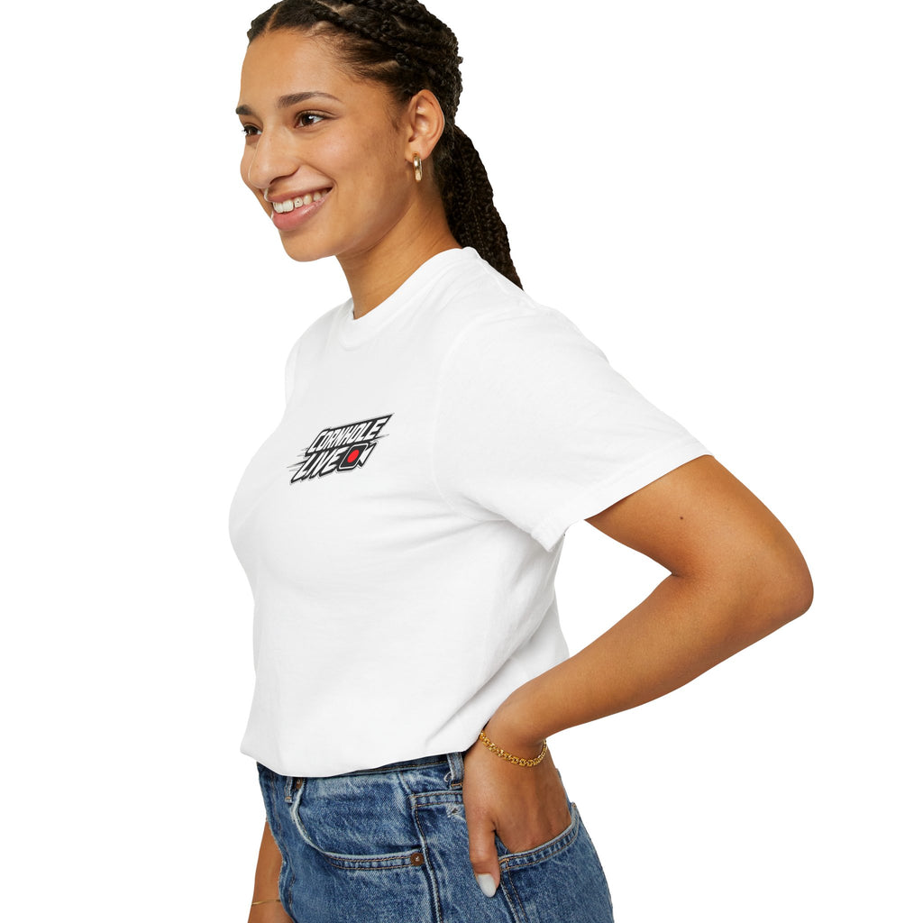 Cornhole Live T-Shirt — Cornhole Live Logo Tee (Front & Back)